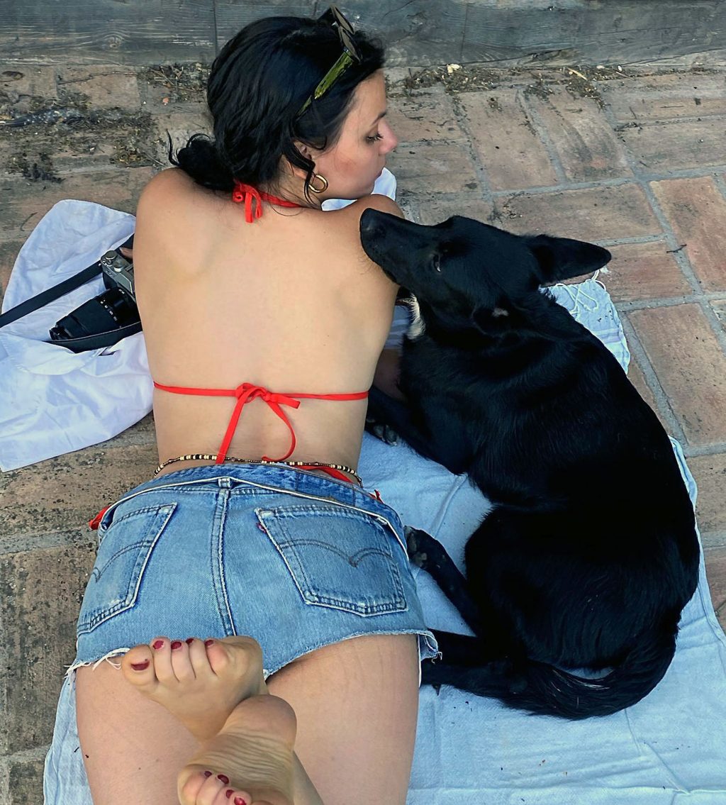Dafne Keen nude ass tits feet topless bikini new leaked ScandalPost 1
