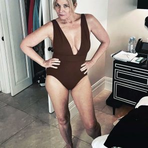 Kim Cattrall nude feet topless bikini ScandalPost 46
