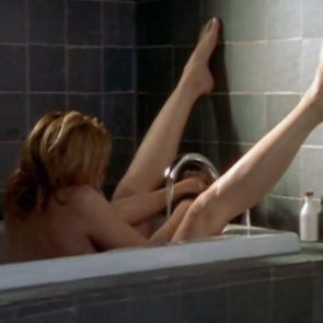 Kim Cattrall nude feet topless bikini ScandalPost 47