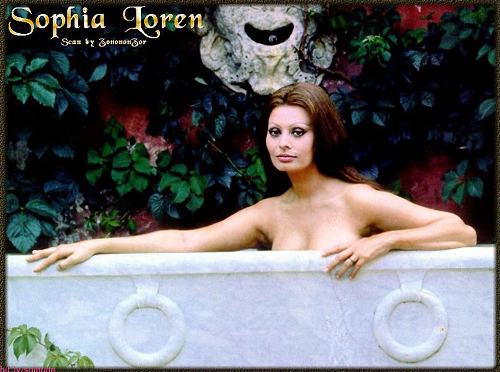 Sophia Loren nude tits hot sextape bikini topless ass feet ScandalPost 5