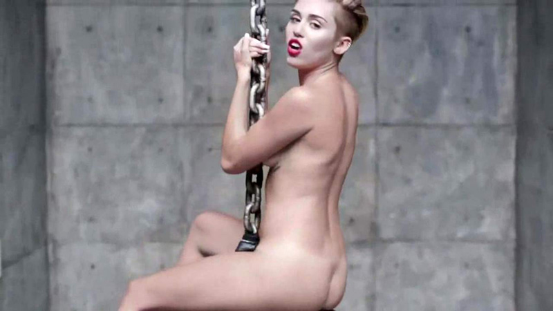 02 Miley Cyrus Nude Naked Wrecking Ball optimized