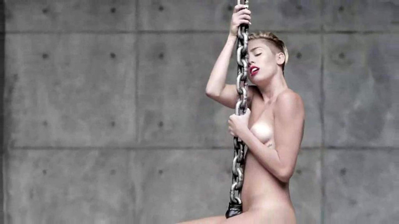 08 Miley Cyrus Nude Naked Wrecking Ball optimized