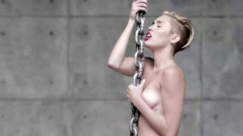 11 Miley Cyrus Nude Naked Wrecking Ball optimized