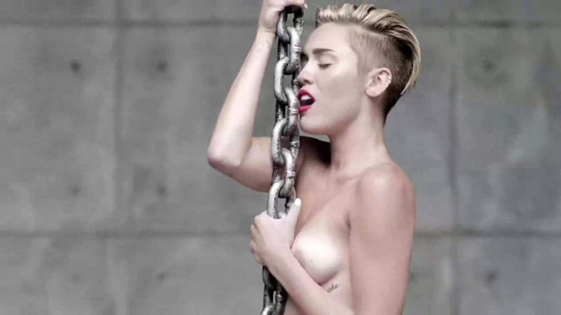 13 Miley Cyrus Nude Naked Wrecking Ball optimized