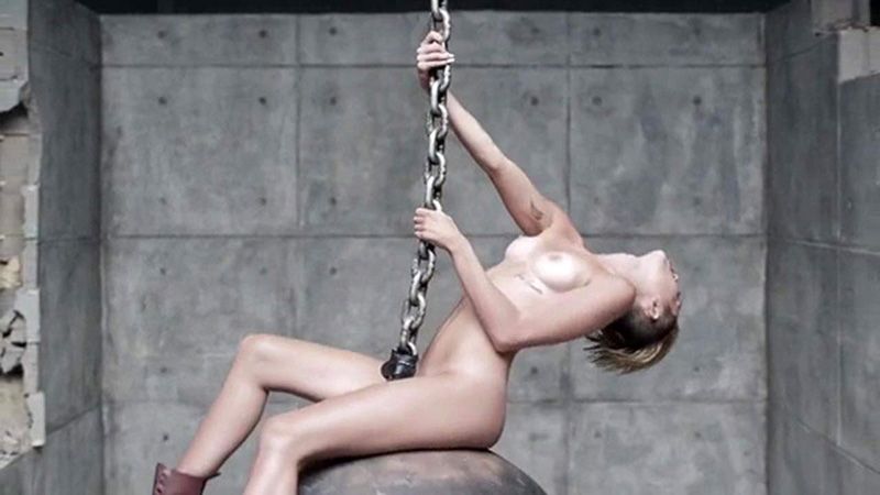 18 Miley Cyrus Nude Naked Wrecking Ball optimized