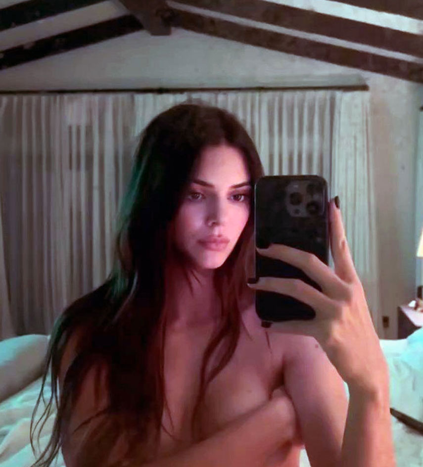 Kendall Jenner nude porn hot topless tits ScandalPost 2 optimized