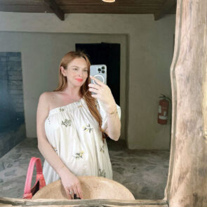 Lindsay Lohan naked sexy bikini new leaked ScandalPost 5 295x295 optimized
