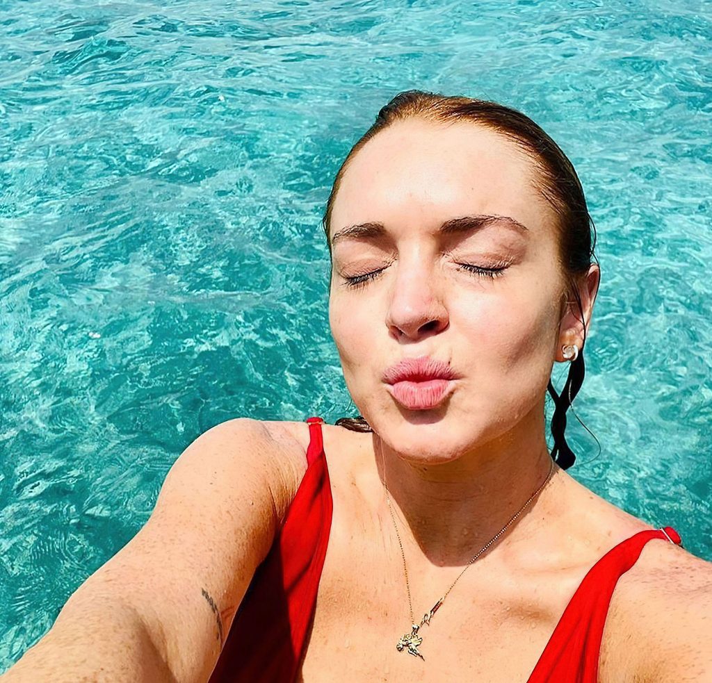 Lindsay Lohan nude sextape bikini feet ass tits pussy redhead new bikini ScandalPost 5 1024x983 optimized