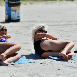 Donna DErrico naked feet topless bikini leaked ScandalPost 18 295x295 optimized