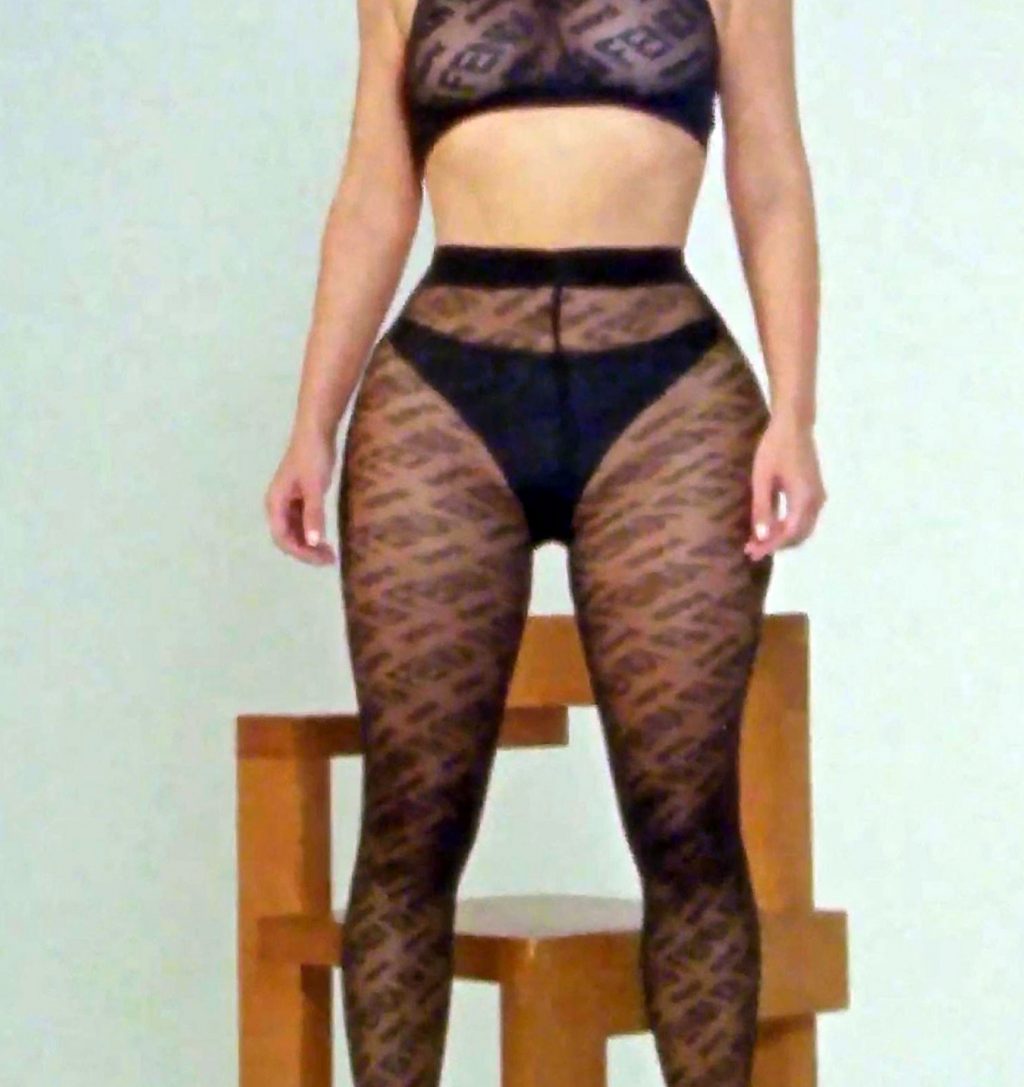 Kim Kardashian nude topless porn skims sexy sheer ScandalPost 19 1024x1087 optimized